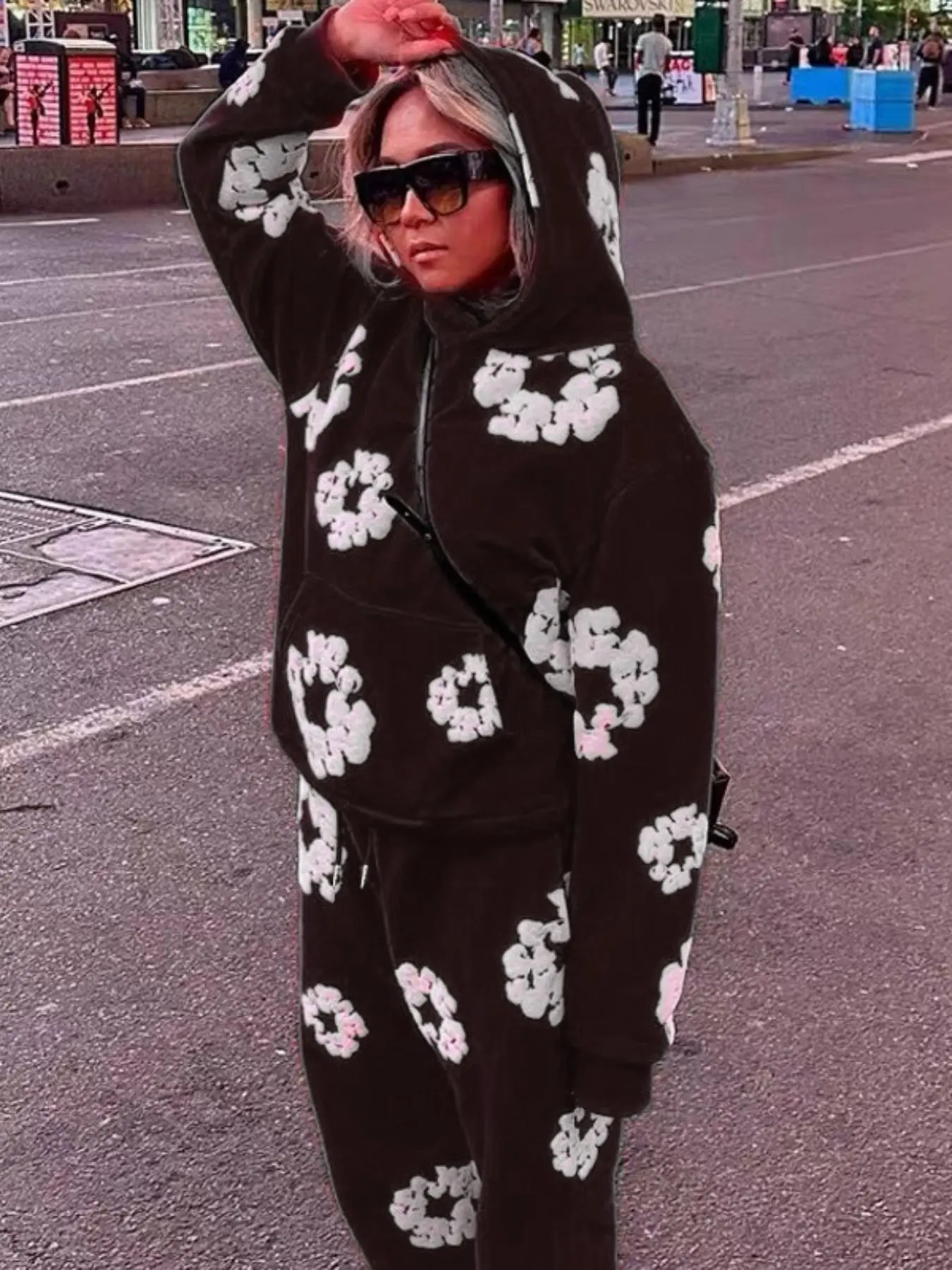 Lets trip flower hoodie - TikTok Shop