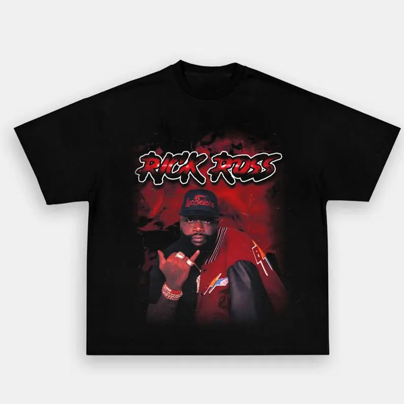 Rick Ross Maybach Music Vintage Hip Hop Graphic Unisex T Shirt Port Of Miami Teflon Don MMG Fan Collection Gift HY5723