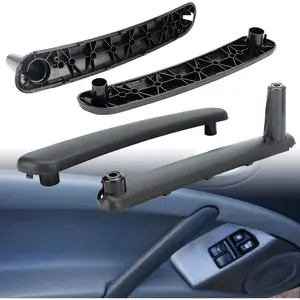 Interior Left & Right Door Pull Handle Compatible with 2006-2012 Mitsubishi Eclipse Replace #   7221A069HA 7221A070HA