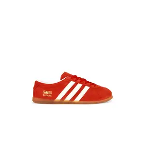 adidas Originals Gazelle Pro in Better Scarlet, White, & Gum 3