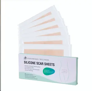 Sashamama Wellness Medical Grade Silicone Scar Sheets - Reusable Scar Removal for Postpartum & Surgical Recovery, Safe for Sensitive Skin
