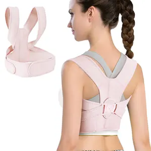 Posture Belt for Women and Men, Back Brace with Lumbar Support, Shoulder Straps for Bad Posture Relief, Comfortable and Adjustable Design, Adjustable Waist Wrap