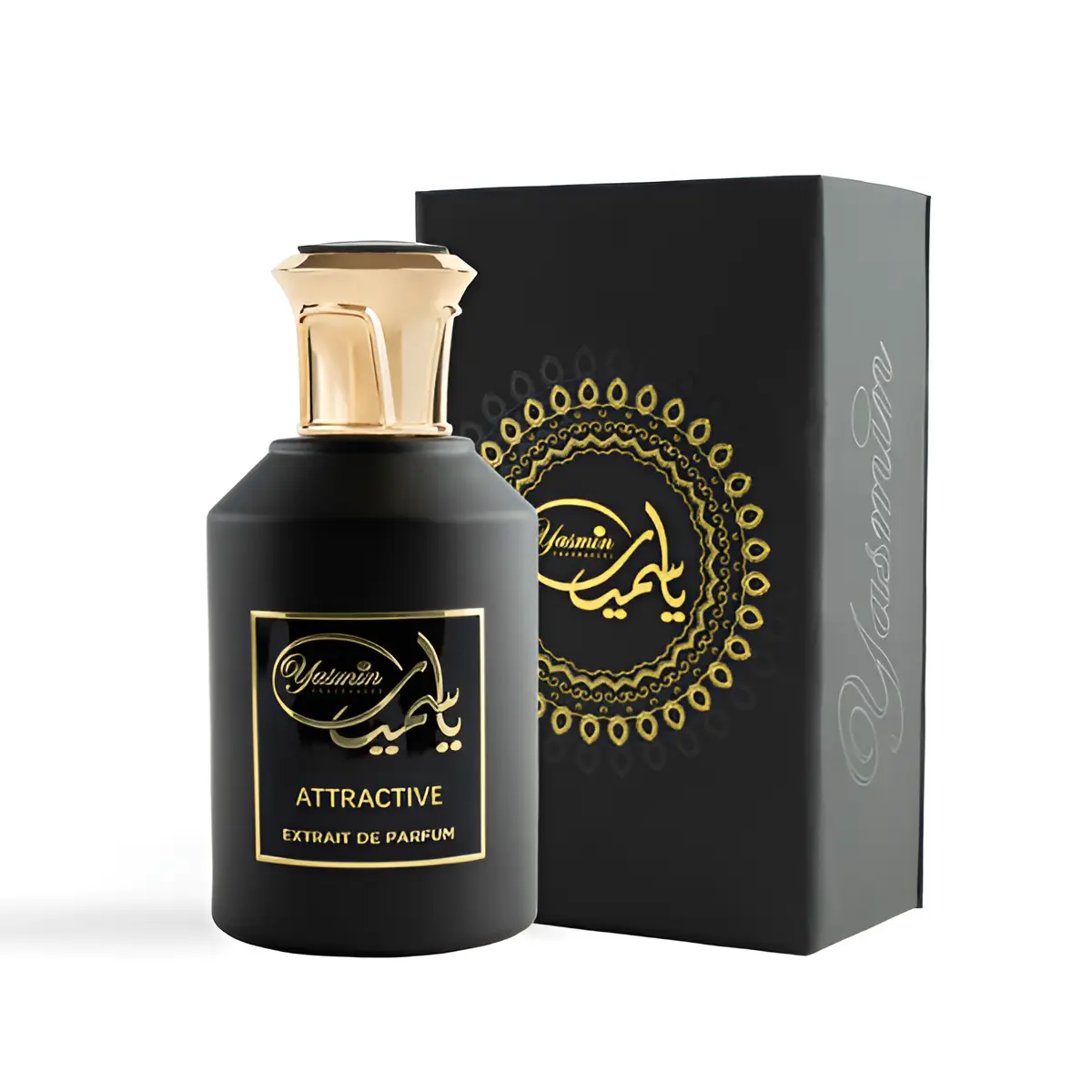 Attractive Extrait de Parfum 100ml – Long Lasting Unisex Perfume – Vanilla, Almond, Leather & Amber Fragrance – Warm Sweet Woody Tonka Scent