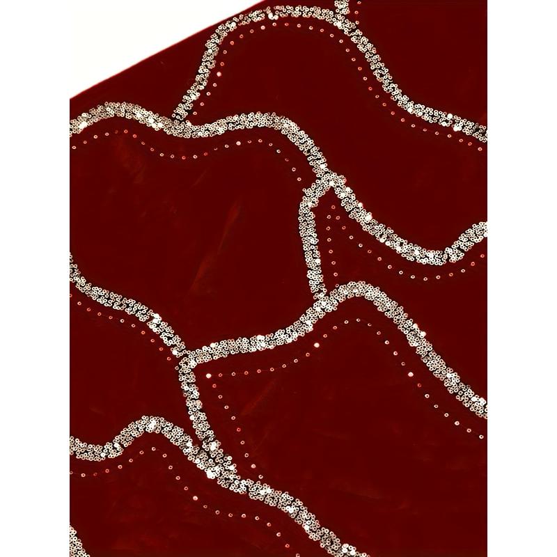 Elegant & Sexy Strapless V-Neck Sequined Dress - Emerald Green & Golden Long Sleeveless Party Dress, Hip-Hugging Machine Washable Formal Evening Gown for Women, All-Season Wear, Evening Event Attire, Elegant Style, Sophisticated Craftsmanship