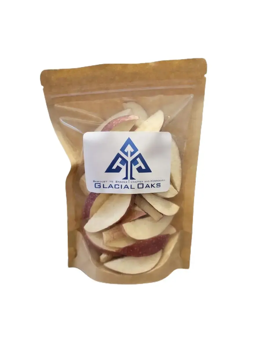 Freeze-Dried Gala Apples, Crunchy Dried Fruit Snack for On-the-Go Munching