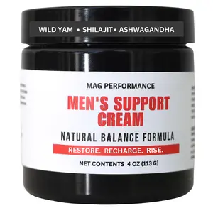 MAG PERFORMANCE - MENS SUPPORT CREAM - RESTORE, RECHARGE, RISE.  A NATURAL BALANCE FORMULA WITH WILD YAM, SHILAJIT, ASHWAGANDHA.