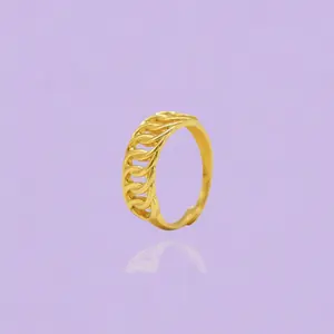 《YNZ04》8mm Width Adjustable Domed Open Band Ring