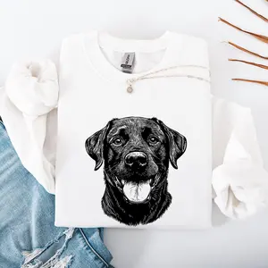 Black Lab, Labrador , Dog Lover Apparel, Pet, Dog Breed, Cute Sweatshirt, Crew Neck, Women's, Crewneck