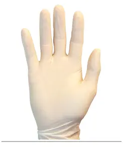 Safety Zone® Latex Powdered Industrial 5 Mil Gloves, Natural, Case of 1000