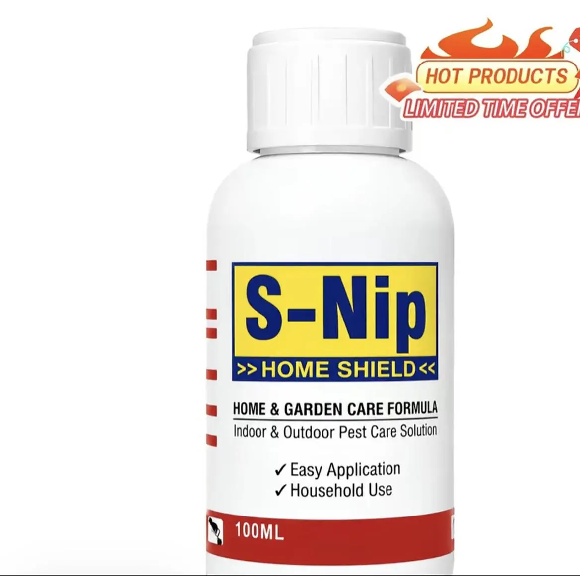 S-Nip Home Shield 100ML - Indoor & Outdoor Pest Care Solution for Household Use - Easy Application Formula