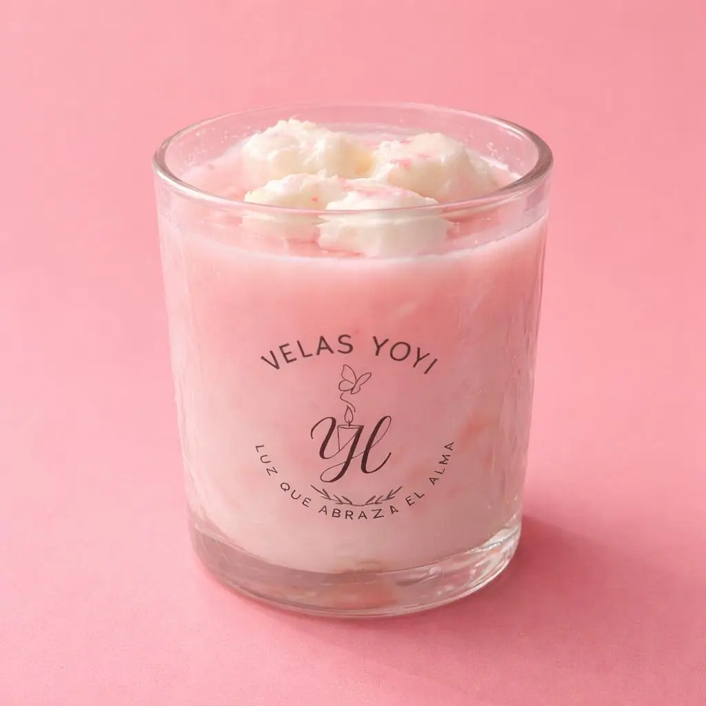 Romantic Butterfly Flower Candle