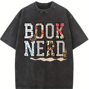 Comfort Colors Book Nerd PRINTED Vintage T-shirt Retro Bookish Trendy Lover Retro Tee Trendy For Booktok Librarian Gift Idea Bookish