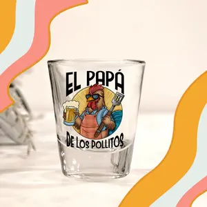 El Papa de los Pollitos UV DTF Shot Decal