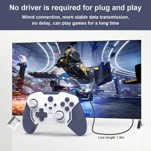 For Xbox One /P3/PC/ S/X series wired grips Stable limited transmission without delay Multi-motor built-in, real vibration feedback No need to worry about the battery life