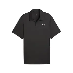 PUMA Mens Essentials All In Short Sleeve Shirt Casual Casual - Black