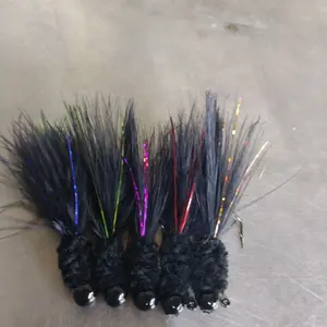 2 pack of "Triple Blackout" jig with flash