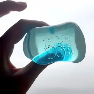 2026 Needoh Ice Cube Water Drop Squeeze Toy, RelaxingAnxiety Reducing Hand Toy, Perfect Gift for All Ages, SoftSquishy Fidget Toy in Blue Pink Purple