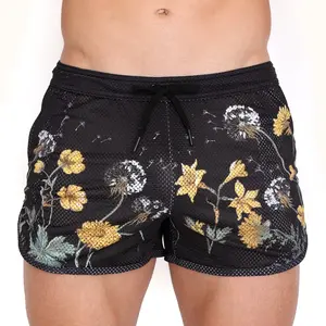 Dandelion Black Mesh Short