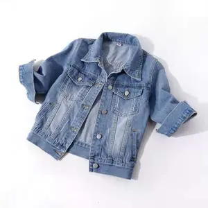 Women'sdenimjacketspringandautumnshortcoatpinkdenimjacketcasualtoploosetopwomen'sjacketthree-quartersleeveshortdenimjacketfemaleWomenswearLightStyleOuterwear