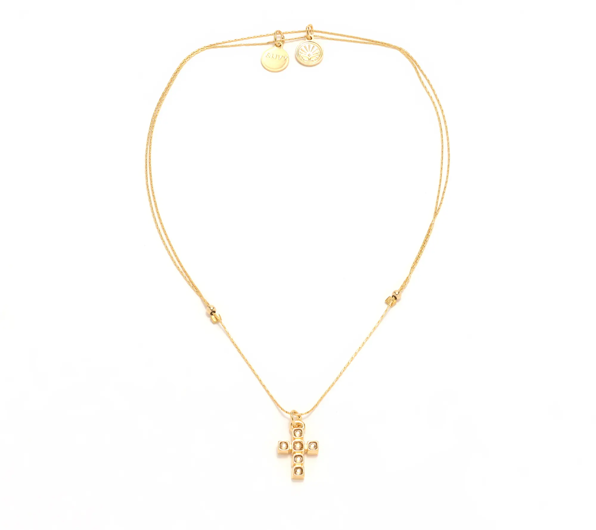 Divinely Guided by Theresa Caputo Cross & Petite Chain Necklace Divinely Guided by Theresa Caputo Cross & Petite Chain Necklace