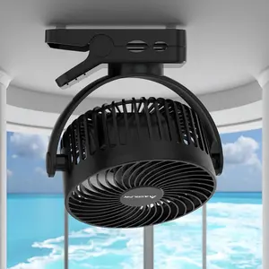 Cruise Ship Approved Fan, 12000mAh  Operated Clip  Fan with 3 Speeds, LED Lantern, Timer, Magnetically Sticks  Cabin Ceilings and Walls, Cruise Essentials 2026