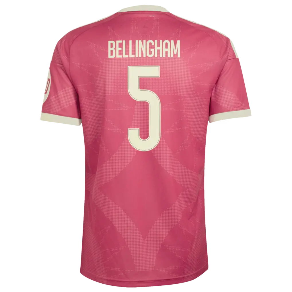Unisex Collectible Sports Apparel B ellingham 2026/27 Third Player Jersey pink - Spain League