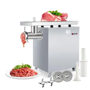 High-Power Electric Meat Grinder – 800W Commercial Stainless Steel Mincer – 6mm/8mm Plates, 2 Blades, Sausage Stuffer – 180KG/H Capacity – Ideal for Restaurant & Kitchen Use