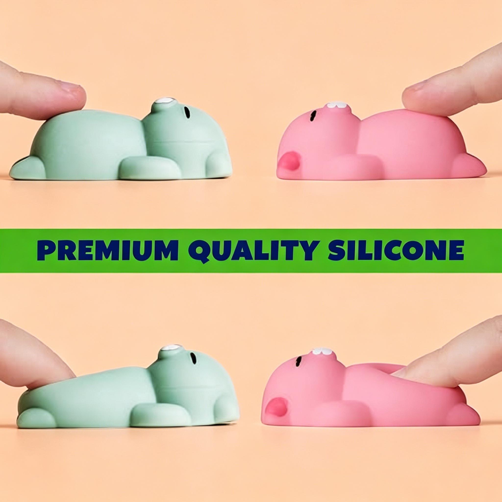 Squishy Cat Set - 2" Soft Silicone Kawaii Kitties, Top Stress Relief Toy 2026, Unique Gift for Kids & Adults, Egg Fillers & Easter Basket Essentials for Teen Girls, Boys & Tweens