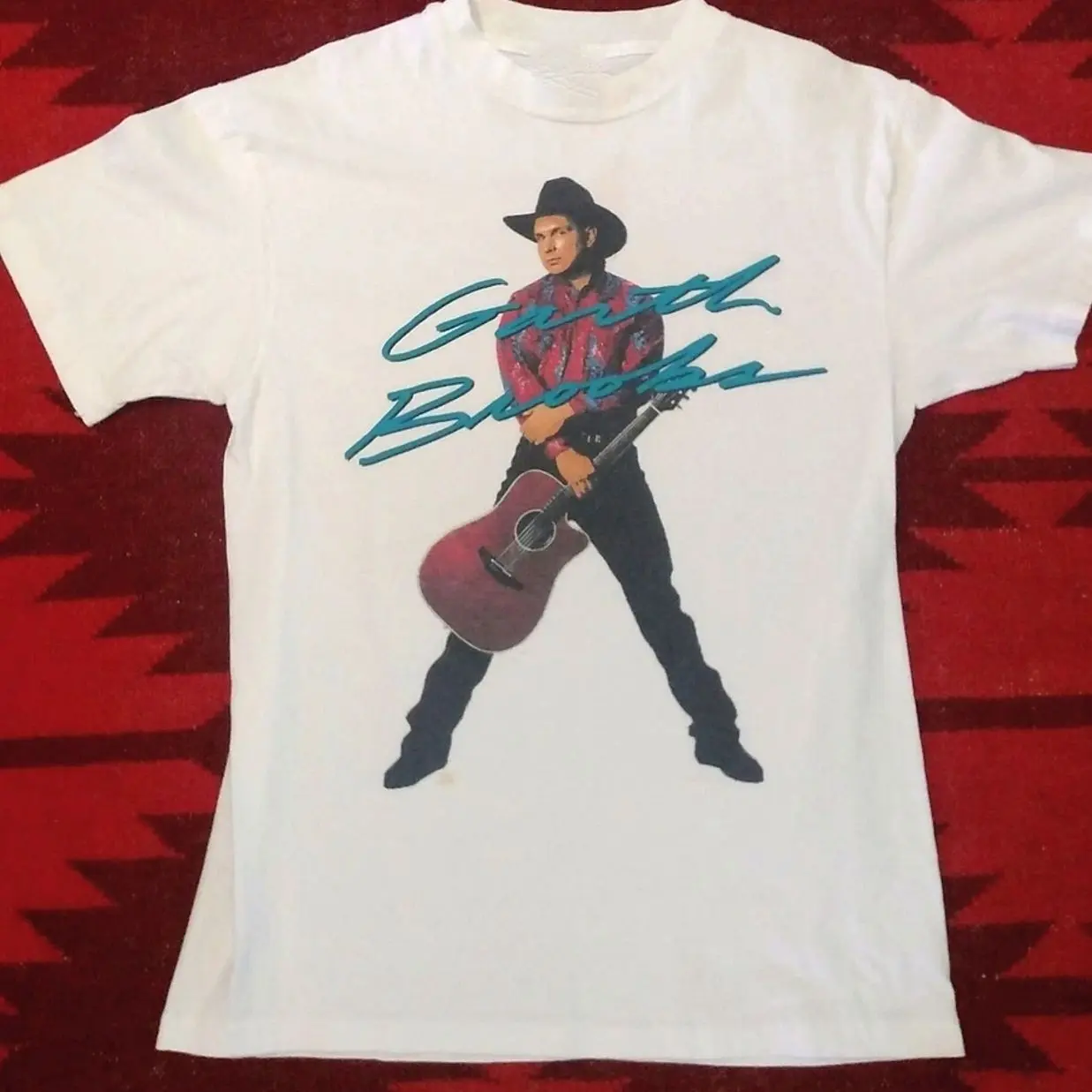 Vintage 90s Style Garth Brooks Heavy Cotton White S-234XL Unisex Shirt BT244 G