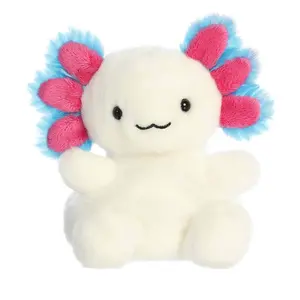 Palm Pals Adorable Jax Bluegill Axolotl 5 inch White Mini Soft Plush Collectable Stuffed Animal