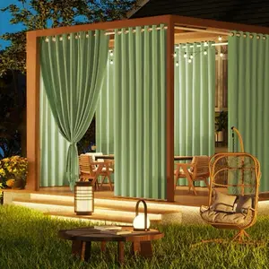 1pc Outdoor Waterproof Sunscreen Curtain for Balconies, Heat Insulation, UV Protection, No Installation Required