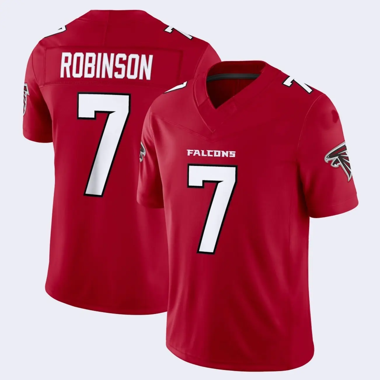 Atlanta Football Jersey #18 Cousins #7 Robinson #5 London - Game Day Red Fan Apparel, Gift For Fans, Trending 2026 J