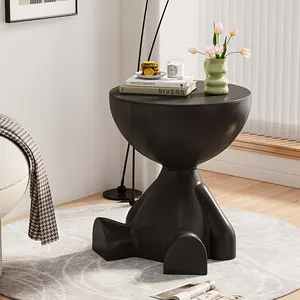Freestanding Integrated Sofa Side Table, cute cartoon shaped mini end table. Modern stylish home decor made of sturdy durable plastic. Perfect for beside sofa, cabinet, living room, bedroom and bedside use.