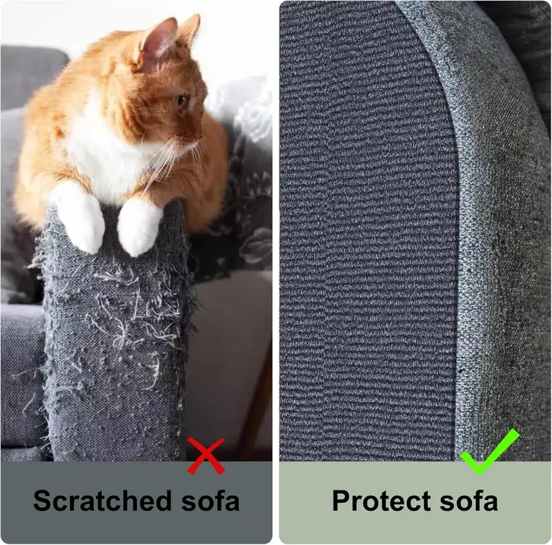 Pcs Cat Scratch Couch Furniture Protector, Adhesive Cat