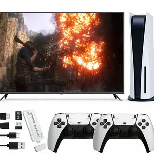 Game Console with 9 Classic Emulators, 4K HDMI Output, Plug-And-Play Video Game Stick, over 200 Games Included, 2.4g Wireless Controller