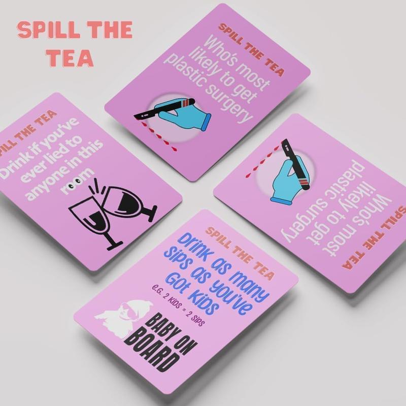 Girls Night in  200 Card Hilarious Drinking  for Adults | Fun Bachelorette Party , Girls Trip, Bridal Shower & Birthday Party Card