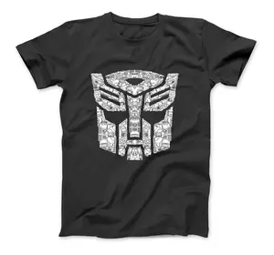 Transformers Autobots Icon Collage Filled Logo T-Shirt