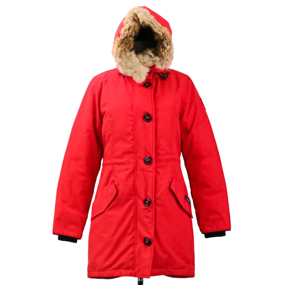 Pre-owned Canada Goose Nylon Small Leather Goods Rossclair Parka Coat