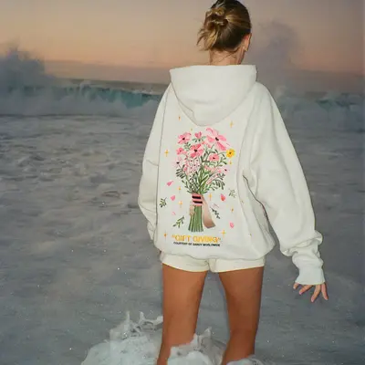 Sweat-shirt à Capuche DANDY WORLDWIDE New York - Taille L - Oversized - Gris - Neuf Avec étiquettes