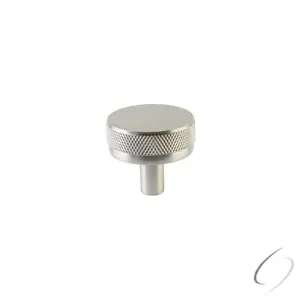 Emtek 86655.CCKUS15.KNKUS15 1.25 in. Conical Stem Knurled Knob Select Cabinet Knob - Satin Nickel