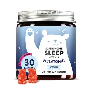 Bears with Benefits Melatonin Gummies - Vegan Sleep Gummies with Melatonin & Vitamin B6 & Passion Flower Extract for Deep Restful Sleep with a Healthcare Supplement Relaxation Natural