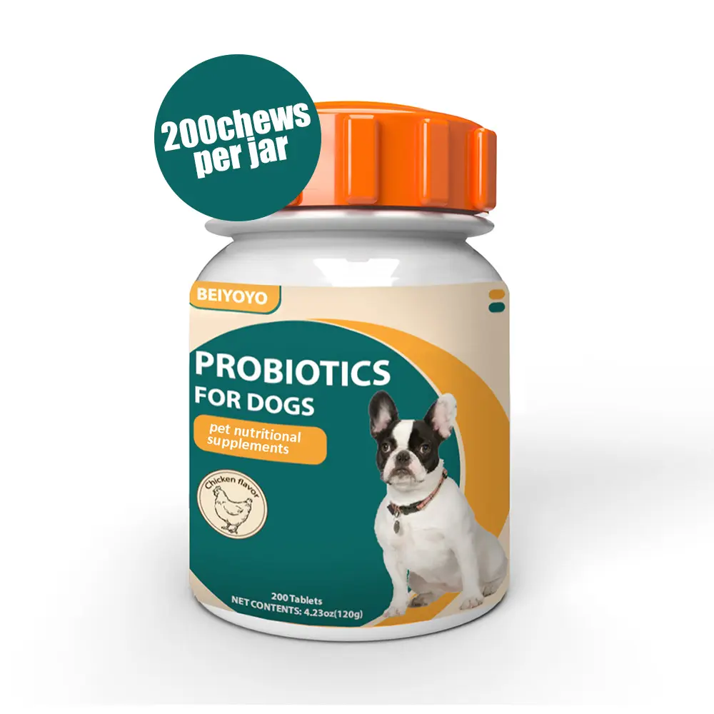 Dog allergy relief - Dog skin itching relief - Dog probiotics (relieves skin and ear itching) - Dog paw allergy relief - Dog allergy chewable tablets - Dog anti-itch - Dog skin allergy relief  - 120 tablets