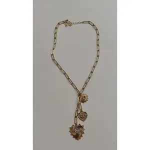 Sun Heart Charm Necklace