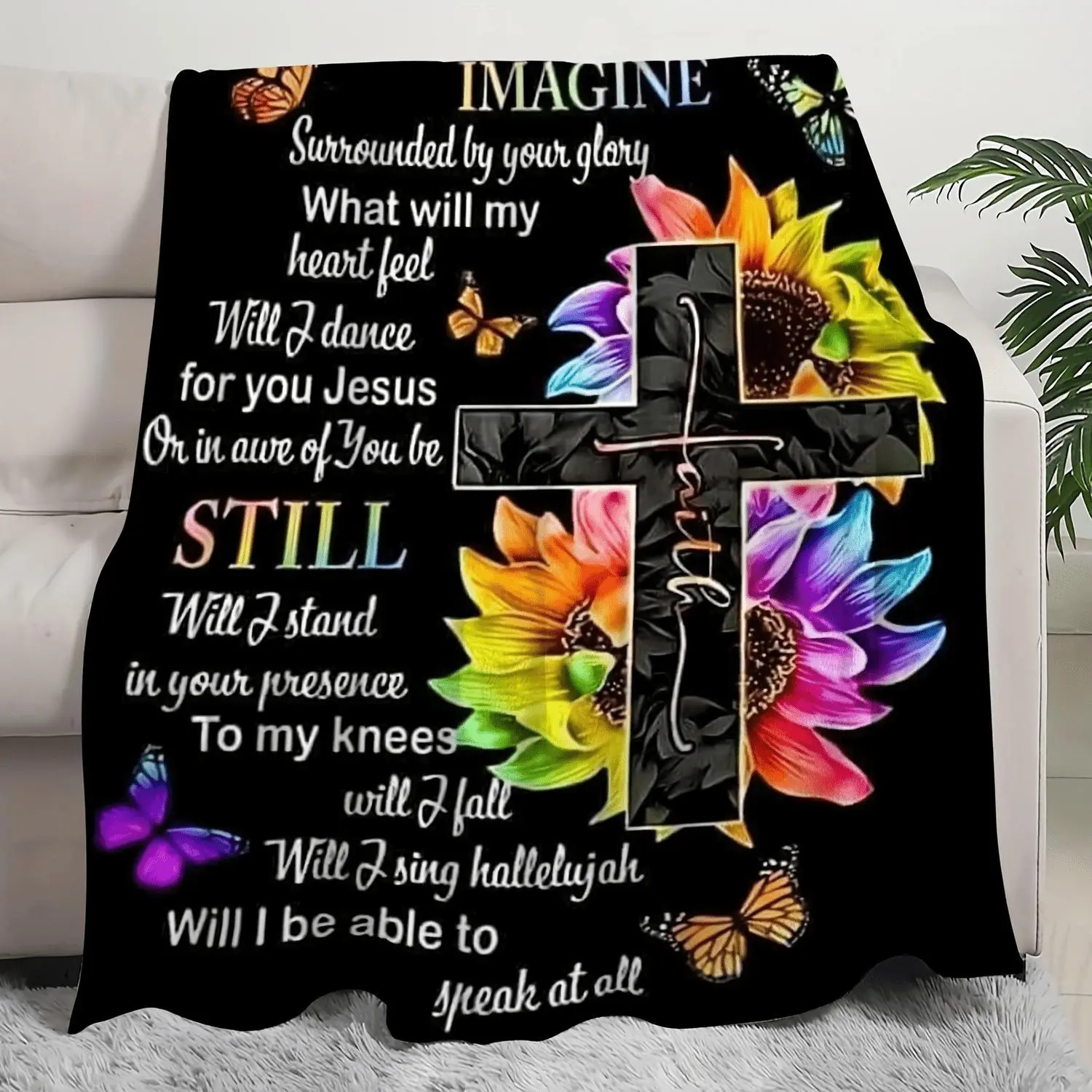 Cross-Patterned Blanket