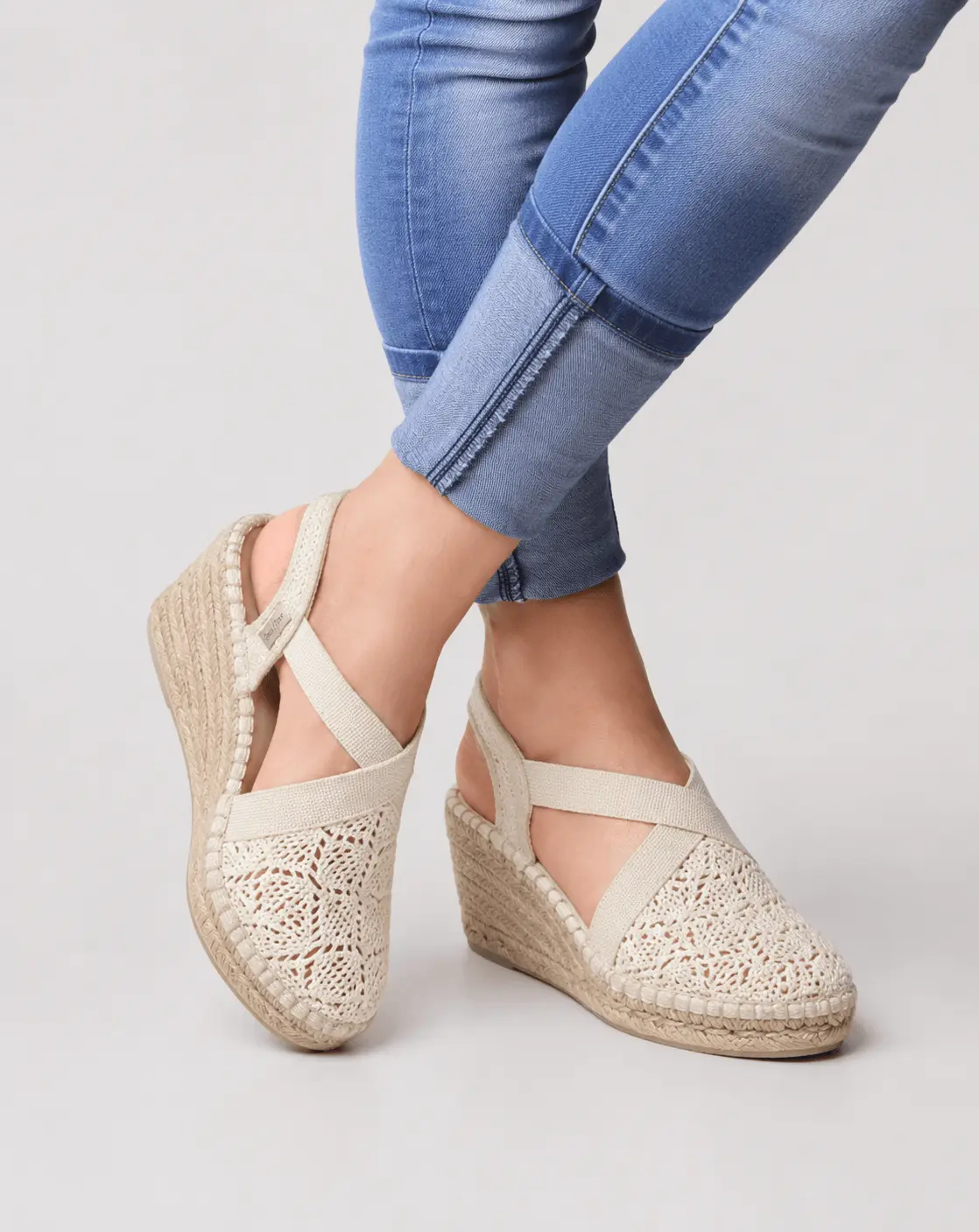 Terra-AD Fabric Espadrille by Toni Pons - Ecru