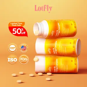 [for Creators] LOTFLY Super B Energy Complex – 9-in-1 Advanced Nutrition with Taurine for Strength & Vitality