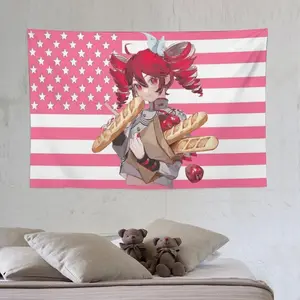 Anime Hatsune Miku Kasane Teto Flag Funny Banner Tapestry Flag Suitable for Wall Decoration College Dormitory Indoor Outdoor Party