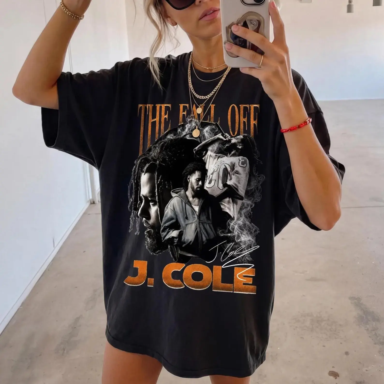 J Cole World The Fall Off World Tour Merch, Hip Hop Rap Concert Tee, Trendy Tshirt