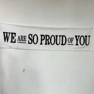 Graduation Party Banner, 1 Count Graduation Party Decoration Banner, Indoor & Outdoor Decoration Supplies for Home Party Graduation, Ornaments, Party Decorations Banners