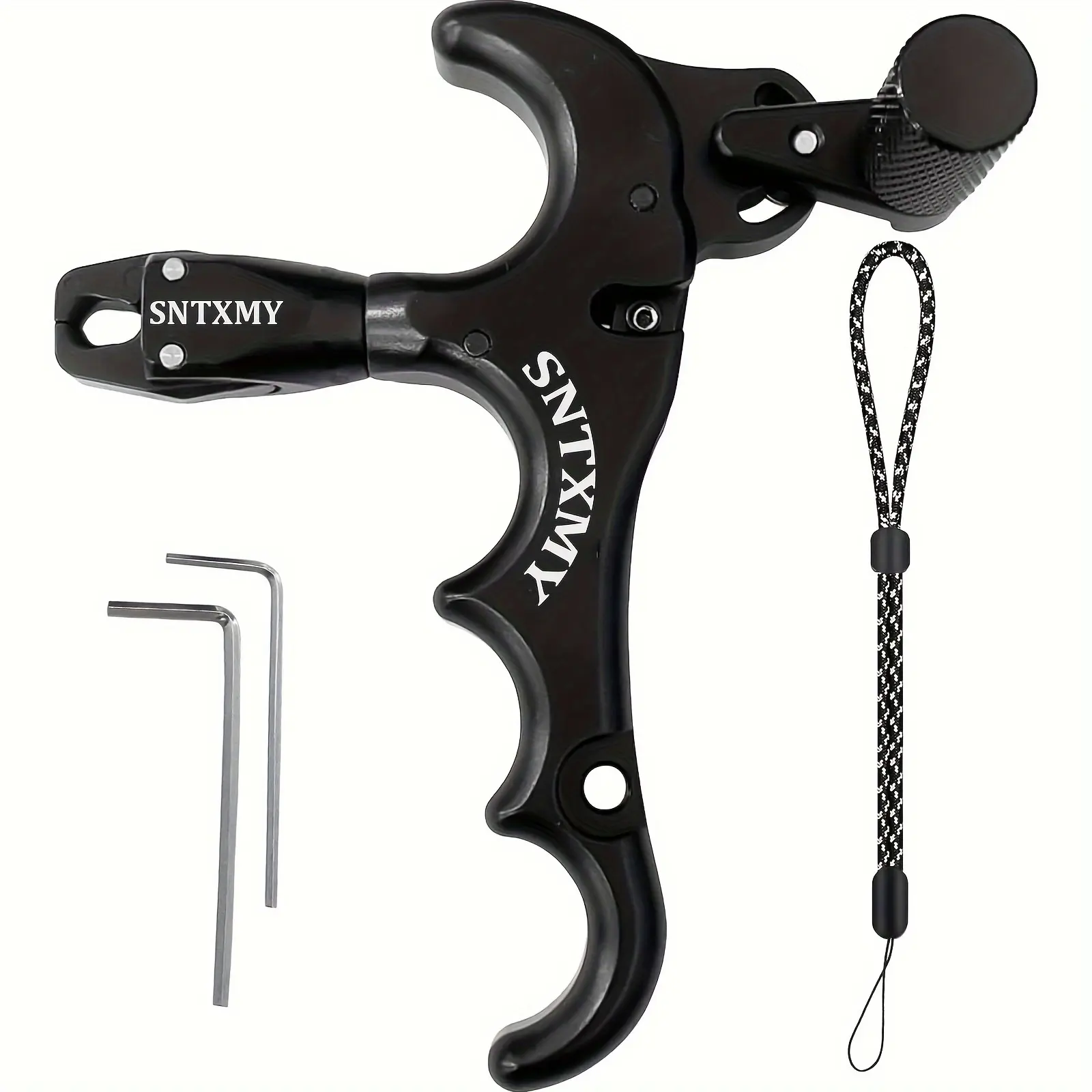 Bow Release for Compound Bow, Aluminum 360° Rotating Archery Release, Compound Bow Trigger Thumb Release